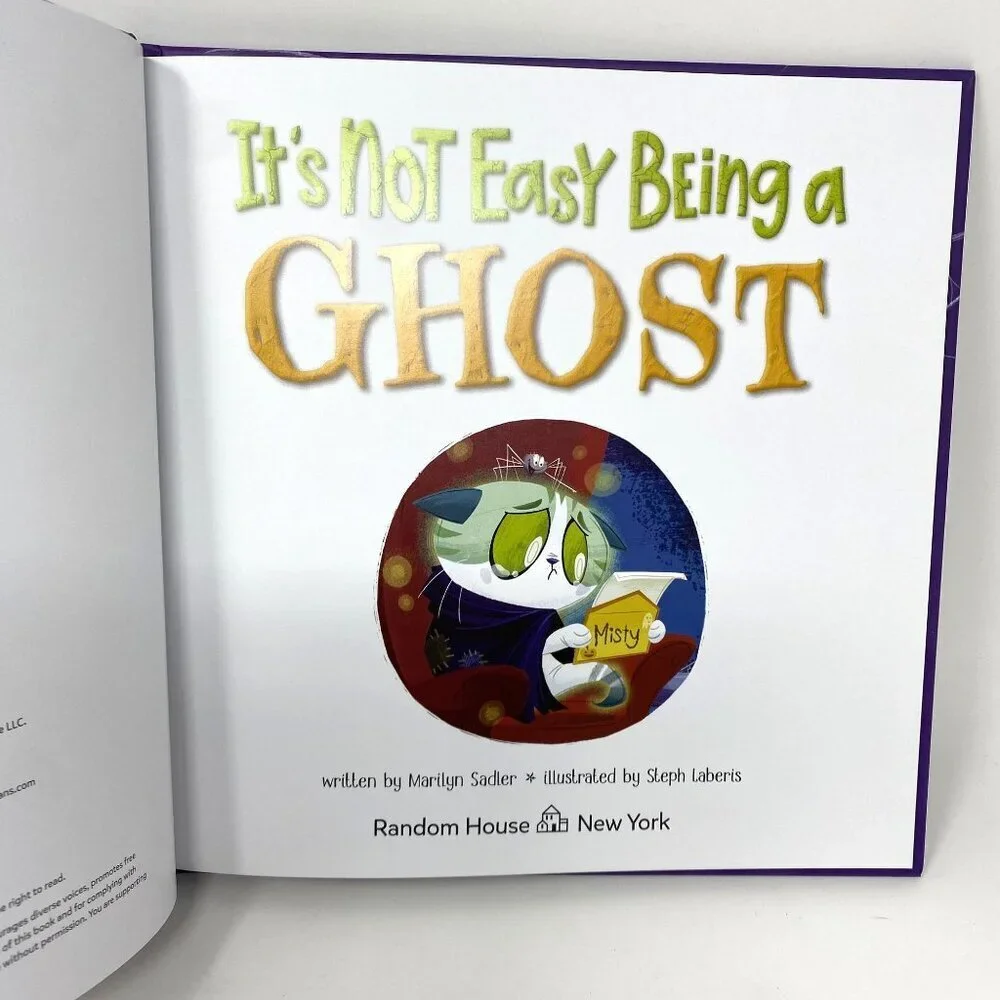 It's Not Easy Being a Ghost - by Marilyn Sadler (Hardcover) Kids' Book